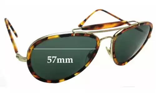 Sunglass Fix Replacement Lenses for Polo RL 7038-W - 57mm Wide Polo RL 7038-W Replacement Lenses 57mm wide