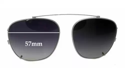 Sunglass Fix Replacement Lenses for Randolph Engineering Clip on - 57mm Wide Sunglass Fix Replacement Lenses for Randolph Engineering Clip on - 57mm Wide