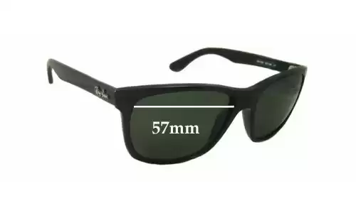 Sunglass Fix Replacement Lenses for Ray Ban RB4181-F - 57mm Wide Ray Ban RB4181-F Replacement Lenses 57mm wide