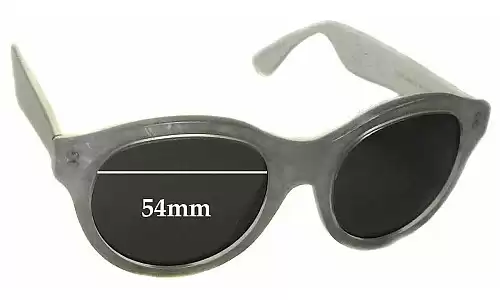 Sunglass Fix Replacement Lenses for Retro Super Future Mona Pool - 54mm Wide Sunglass Fix Replacement Lenses for Retro Super Future Mona Pool - 54mm Wide