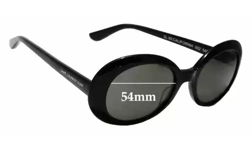 Sunglass Fix Replacement Lenses for Saint Laurent SL 98 California Surf - 54mm Wide Sunglass Fix Replacement Lenses for Saint Laurent SL 98 California Surf - 54mm Wide