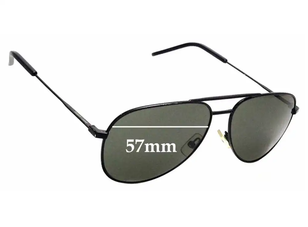 Sunglass Fix Replacement Lenses for Saint Laurent Classic II - 57mm Wide Sunglass Fix Replacement Lenses for Saint Laurent Classic II - 57mm Wide