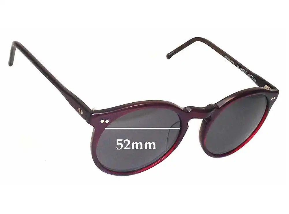 Sunglass Fix Replacement Lenses for Sanford Hutton Colors in Optics Stutz C911 - 52mm Wide Sunglass Fix Replacement Lenses for Sanford Hutton Colors in Optics Stutz C911 - 52mm Wide