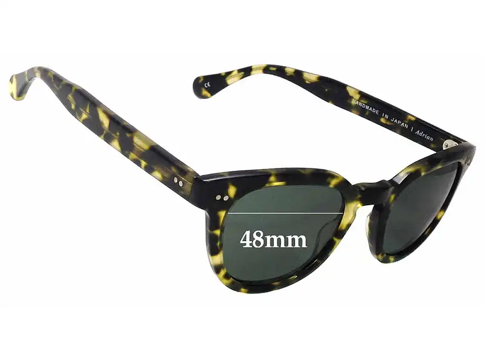 Sunglass Fix Replacement Lenses for Saturdays Adrian - 48mm Wide Sunglass Fix Replacement Lenses for Saturdays Adrian - 48mm Wide