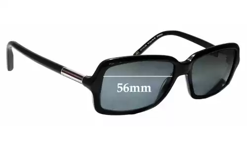 Sunglass Fix Replacement Lenses for Tommy Hilfiger TH Sun Rx 02 - 56mm Wide Tommy Hilfiger TH Sun Rx 02 Replacement Lenses 56mm wide