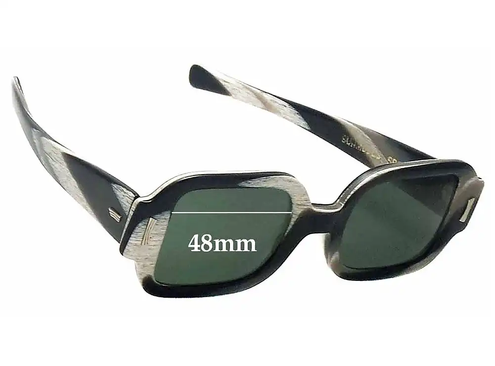 Sunglass Fix Replacement Lenses for Sunmodes SRO Get Squared - 48mm Wide Sunglass Fix Replacement Lenses for Sunmodes SRO Get Squared - 48mm Wide
