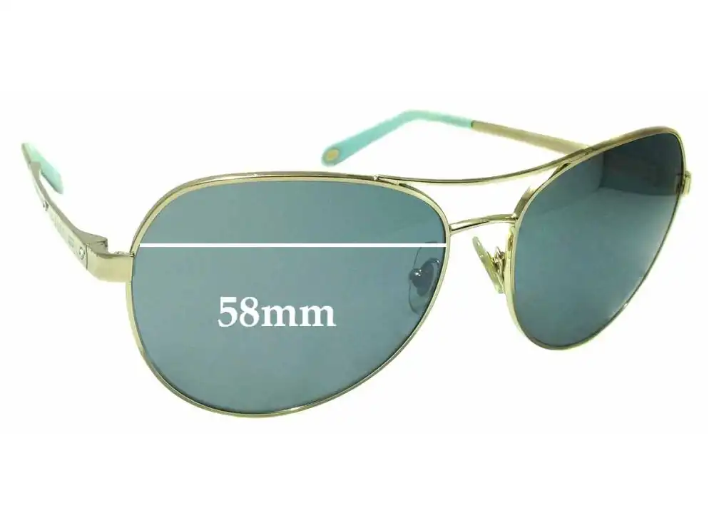 Sunglass Fix Replacement Lenses for Tiffany & Co TF 3051-B - 58mm Wide Sunglass Fix Replacement Lenses for Tiffany & Co TF 3051-B - 58mm Wide