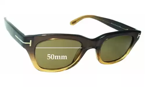 Sunglass Fix Replacement Lenses for Tom Ford TF5178 - 50mm Wide Tom Ford TF5178 Replacement Lenses 50mm wide