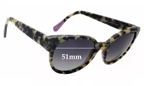 Sunglass Fix Replacement Lenses for Triwa Thelma - 51mm Wide Sunglass Fix Replacement Lenses for Triwa Thelma - 51mm Wide