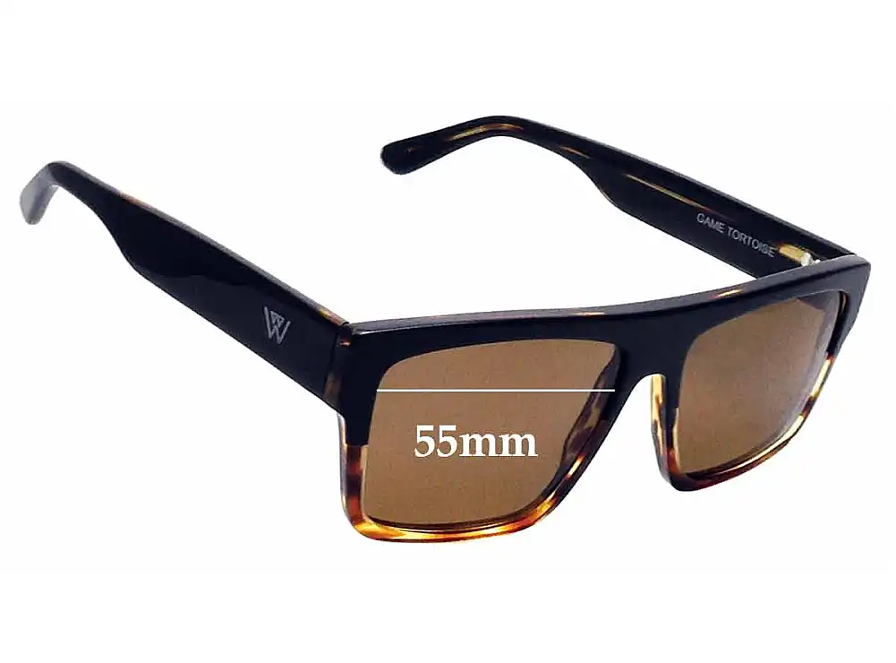 Sunglass Fix Replacement Lenses for Twice Game - 55mm Wide Sunglass Fix Replacement Lenses for Twice Game - 55mm Wide