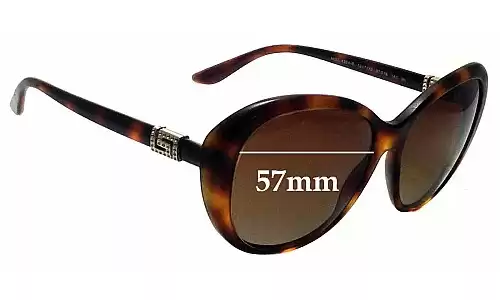 Sunglass Fix Replacement Lenses for Versace MOD 4324-B - 57mm Wide Sunglass Fix Replacement Lenses for Versace MOD 4324-B - 57mm Wide