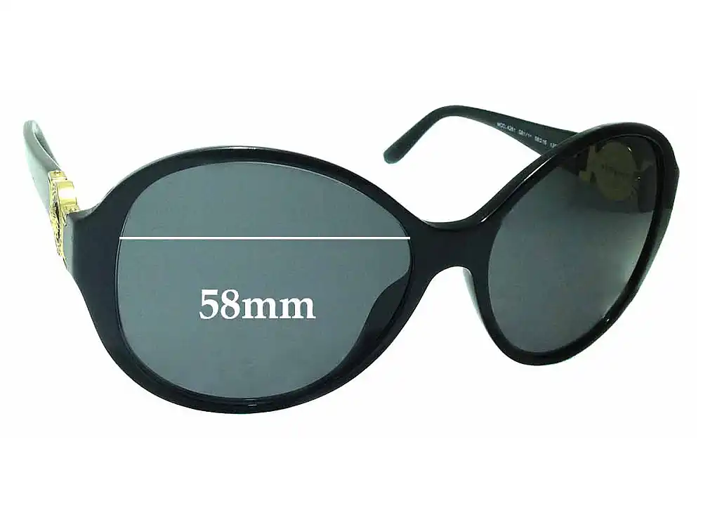 Sunglass Fix Replacement Lenses for Versace MOD 4261 - 58mm Wide Sunglass Fix Replacement Lenses for Versace MOD 4261 - 58mm Wide