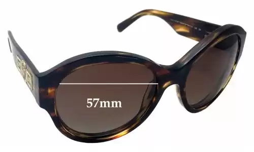 Sunglass Fix Replacement Lenses for Versace MOD 4254 - 57mm Wide Sunglass Fix Replacement Lenses for Versace MOD 4254 - 57mm Wide