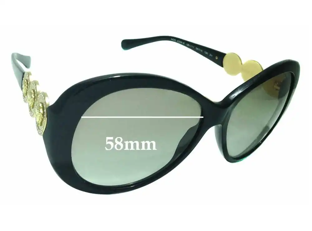 Sunglass Fix Replacement Lenses for Versace MOD 4256-B - 58mm Wide Sunglass Fix Replacement Lenses for Versace MOD 4256-B - 58mm Wide