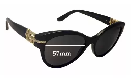 Sunglass Fix Replacement Lenses for Versace MOD 4283-B - 57mm Wide Sunglass Fix Replacement Lenses for Versace MOD 4283-B - 57mm Wide
