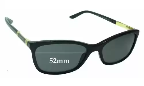Sunglass Fix Replacement Lenses for Versace MOD 3186 - 52mm Wide Versace MOD 3186 Replacement Lenses 52mm wide