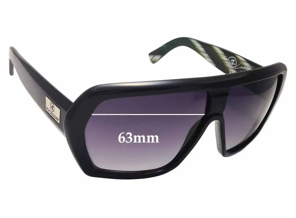 Sunglass Fix Replacement Lenses for Von Zipper Lager - 63mm Wide Sunglass Fix Replacement Lenses for Von Zipper Lager - 63mm Wide