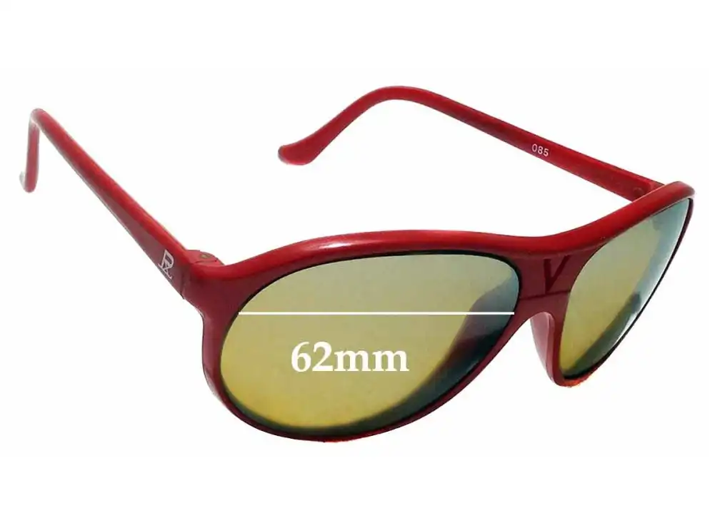 Sunglass Fix Replacement Lenses for Vuarnet Pouilloux 085 - 62mm Wide Sunglass Fix Replacement Lenses for Vuarnet Pouilloux 085 - 62mm Wide