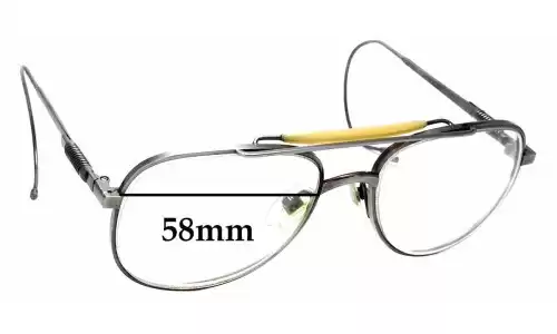 American Optical 160 Z87 Replacement Lenses 58mm Sunglass Fix Replacement Lenses for American Optical 160 Z87 - 58mm wide