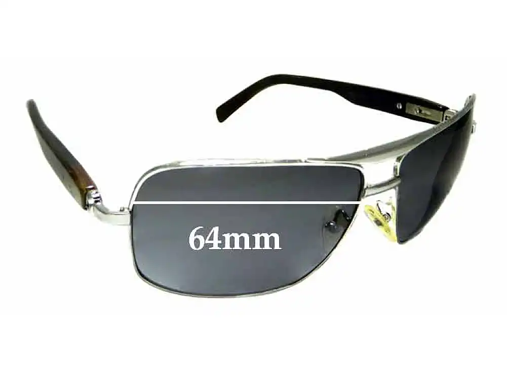 Sunglass Fix Replacement Lenses for Brioni Real Horn Cor2 - 64mm Wide Sunglass Fix Replacement Lenses for Brioni Real Horn Cor2 - 64mm Wide