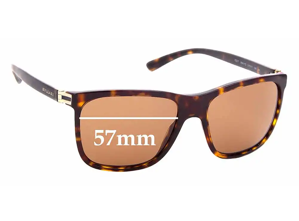 Sunglass Fix Replacement Lenses for Bvlgari 7027 - 57mm Wide Sunglass Fix Replacement Lenses for Bvlgari 7027 - 57mm Wide