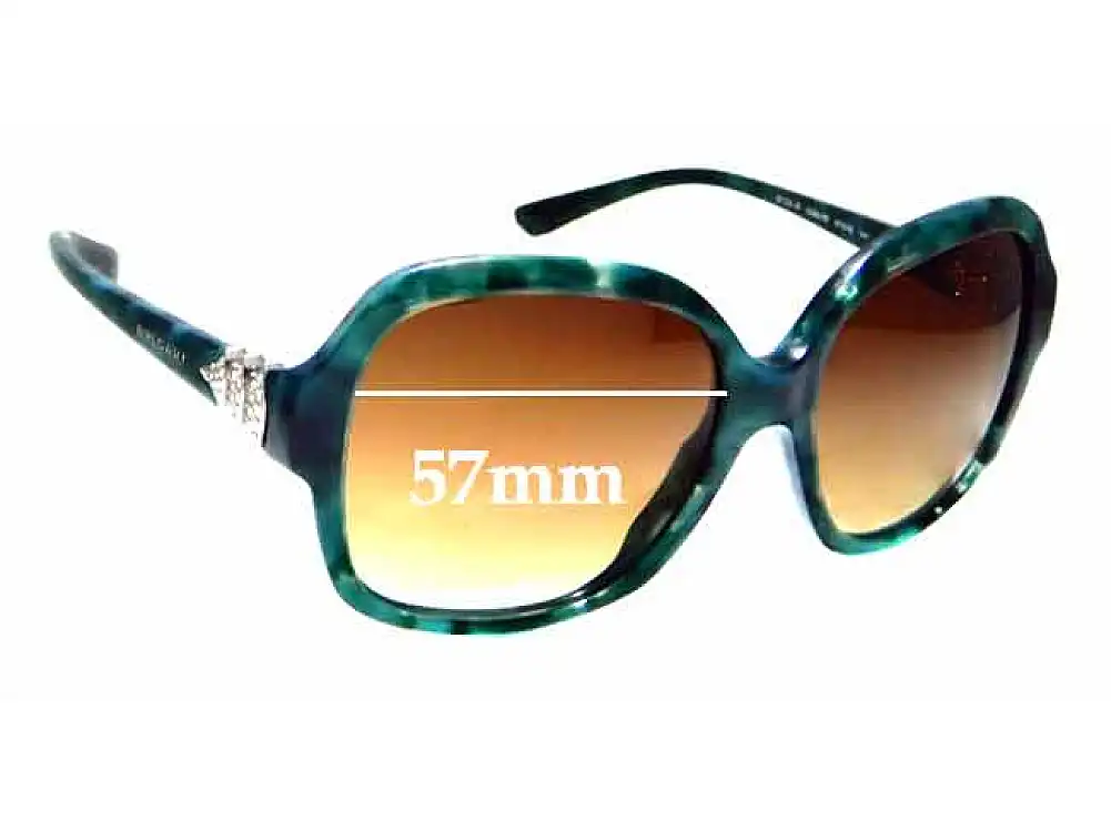 Sunglass Fix Replacement Lenses for Bvlgari 8124-B - 57mm Wide Sunglass Fix Replacement Lenses for Bvlgari 8124-B - 57mm Wide