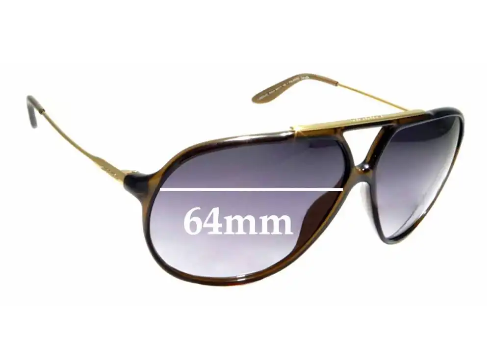 Sunglass Fix Replacement Lenses for Carrera 82 - 64mm Wide Sunglass Fix Replacement Lenses for Carrera 82 - 64mm Wide