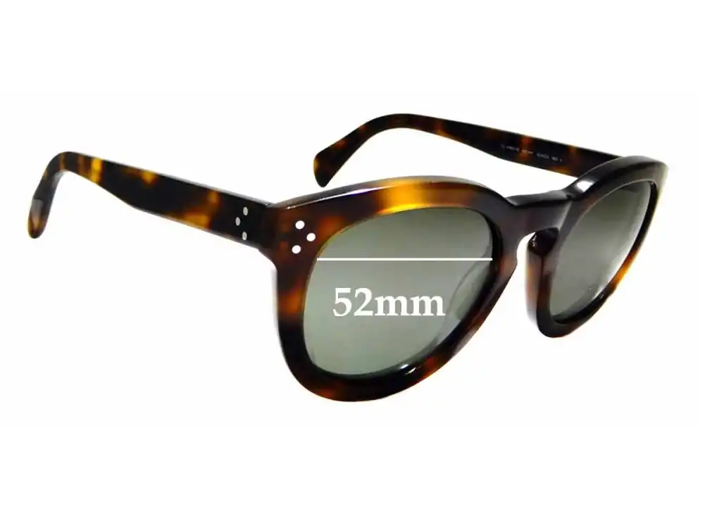 Sunglass Fix Replacement Lenses for Celine CL 41801/S - 52mm Wide Sunglass Fix Replacement Lenses for Celine CL 41801/S - 52mm Wide