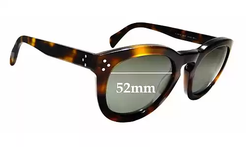 Sunglass Fix Replacement Lenses for Celine CL 41801/S - 52mm Wide Sunglass Fix Replacement Lenses for Celine CL 41801/S - 52mm Wide