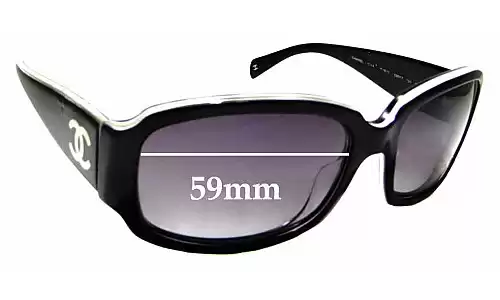 Sunglass Fix Replacement Lenses for Chanel 5144 - 59mm Wide Chanel 5144 Replacement Lenses 59mm wide