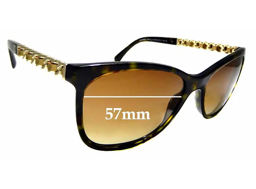 Sunglass Fix Replacement Lenses for Chanel 5260-Q - 57mm Wide Sunglass Fix Replacement Lenses for Chanel 5260-Q - 57mm Wide