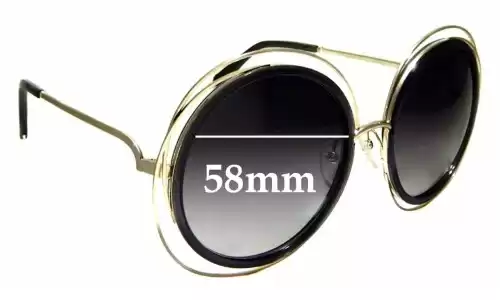 Sunglass Fix Replacement Lenses for Chloe CE 120S - 58mm Wide Chloe CE 120S Replacement Lenses 58mm wide