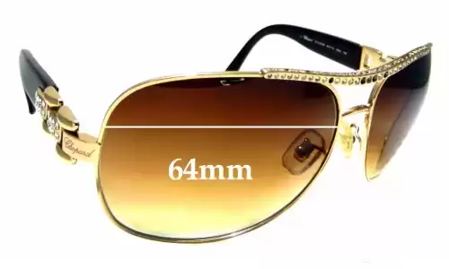 Sunglass Fix Replacement Lenses for Chopard SCH 693S - 64mm Wide Sunglass Fix Replacement Lenses for Chopard SCH 693S - 64mm Wide