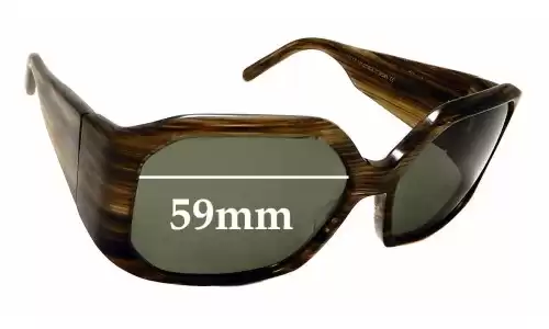 Sunglass Fix Replacement Lenses for Christian Roth CR14249 - 59mm Wide Sunglass Fix Replacement Lenses for Christian Roth CR14249 - 59mm Wide