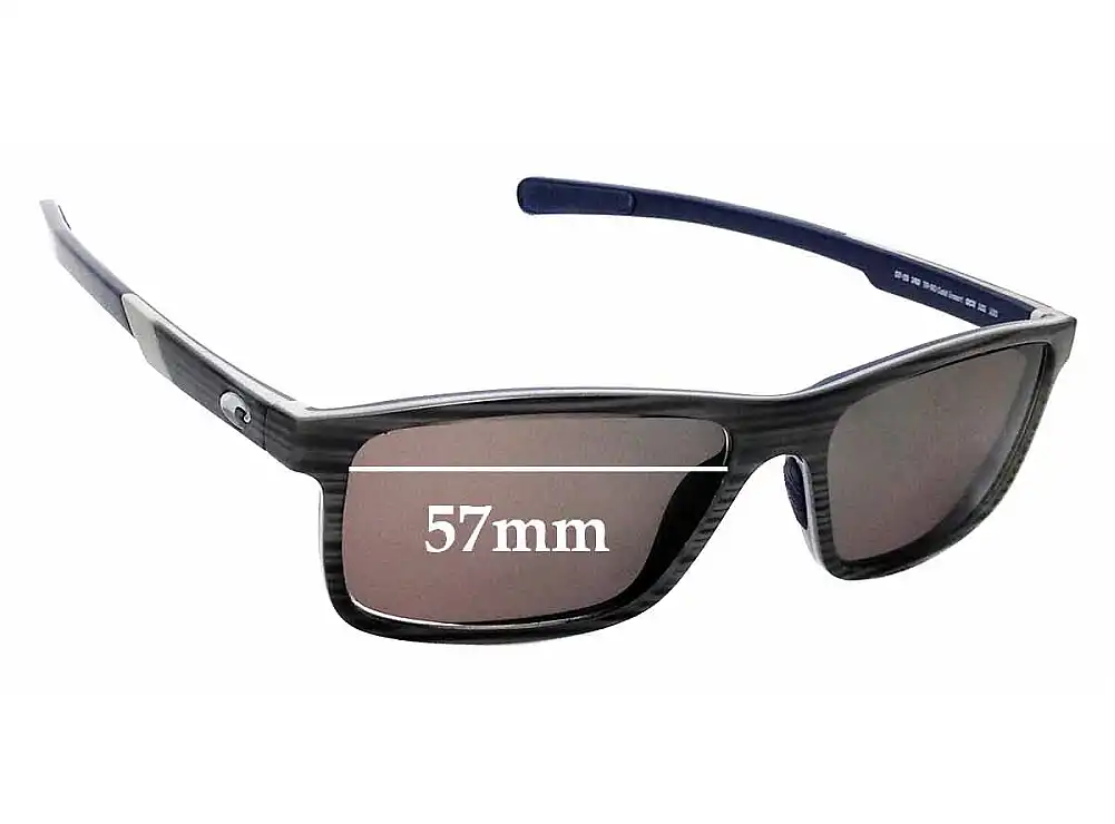 Sunglass Fix Replacement Lenses for Costa Del Mar Ocean Ridge - 57mm Wide Sunglass Fix Replacement Lenses for Costa Del Mar Ocean Ridge - 57mm Wide