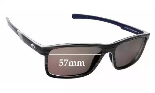 Sunglass Fix Replacement Lenses for Costa Del Mar Ocean Ridge - 57mm Wide Costa Del Mar Ocean Ridge Replacement Lenses 57mm wide