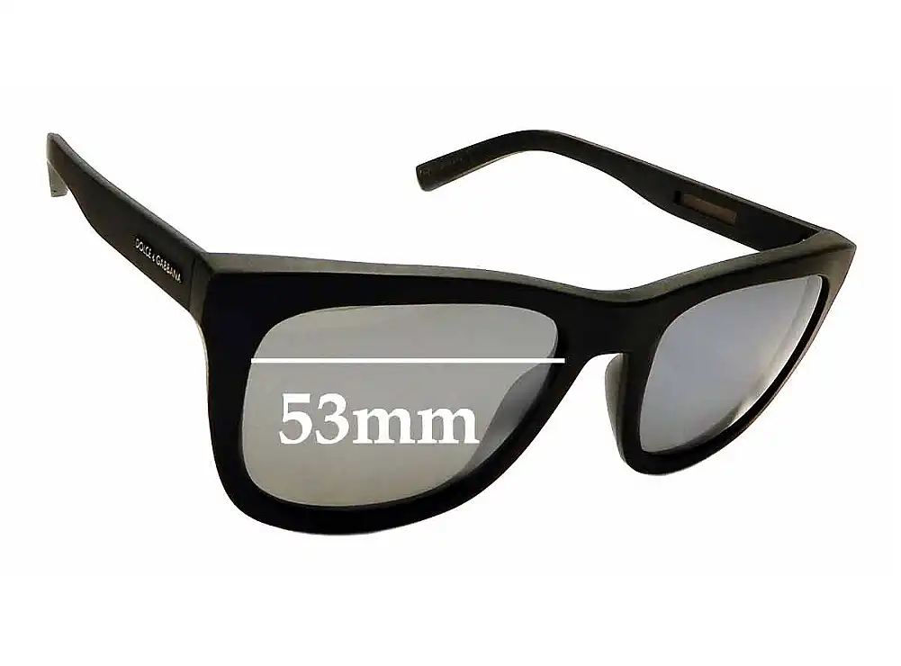 Sunglass Fix Replacement Lenses for Dolce & Gabbana DG2145 - 53mm Wide Sunglass Fix Replacement Lenses for Dolce & Gabbana DG2145 - 53mm Wide