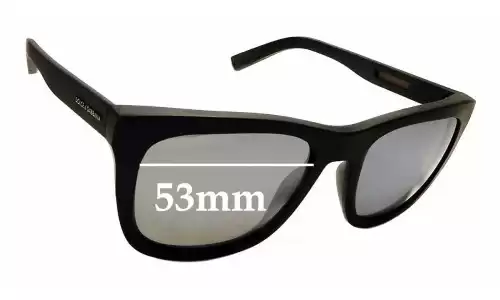 Sunglass Fix Replacement Lenses for Dolce & Gabbana DG2145 - 53mm Wide Sunglass Fix Replacement Lenses for Dolce & Gabbana DG2145 - 53mm Wide