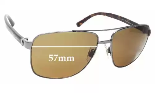 Sunglass Fix Replacement Lenses for Dolce & Gabbana DG2131 - 57mm Wide Dolce & Gabbana DG2131 Replacement Lenses 57mm wide