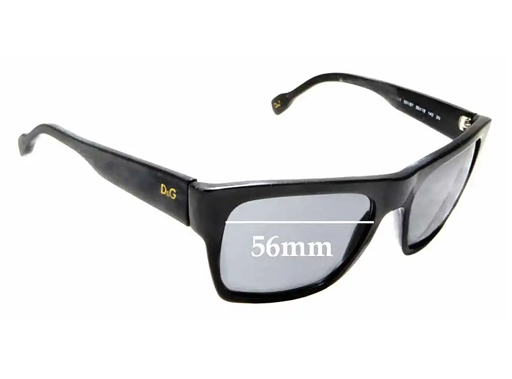 Sunglass Fix Replacement Lenses for Dolce & Gabbana DG3044 - 56mm Wide Sunglass Fix Replacement Lenses for Dolce & Gabbana DG3044 - 56mm Wide