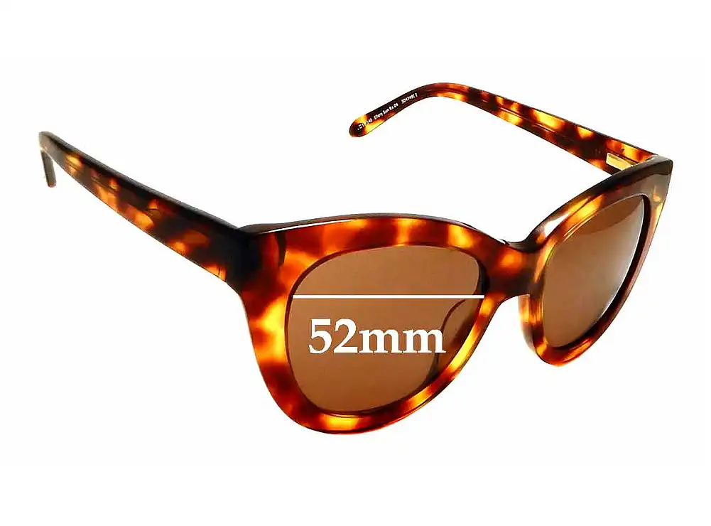 Sunglass Fix Replacement Lenses for Ellery Sun Rx 04 - 52mm Wide Sunglass Fix Replacement Lenses for Ellery Sun Rx 04 - 52mm Wide