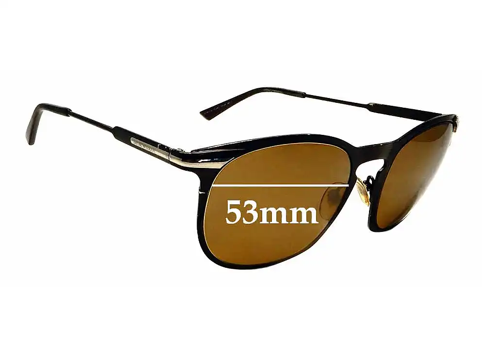 Sunglass Fix Replacement Lenses for Emporio Armani EA9804/S - 53mm Wide Sunglass Fix Replacement Lenses for Emporio Armani EA9804/S - 53mm Wide