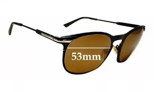 Sunglass Fix Replacement Lenses for Emporio Armani EA9804/S - 53mm Wide Sunglass Fix Replacement Lenses for Emporio Armani EA9804/S - 53mm Wide