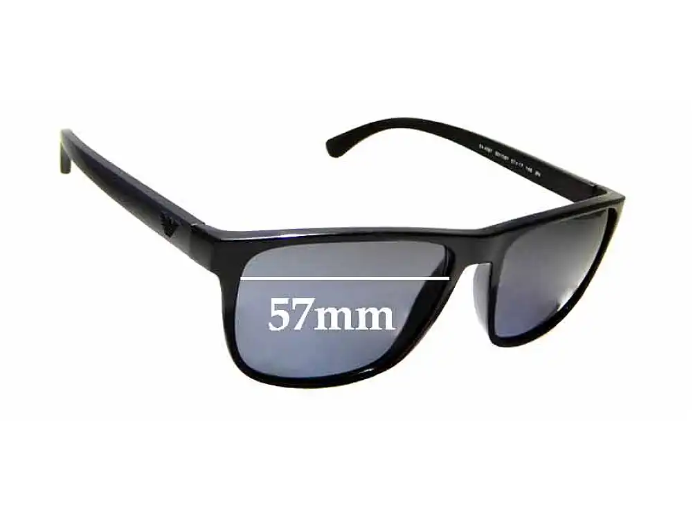 Sunglass Fix Replacement Lenses for Emporio Armani EA4087 - 57mm Wide Sunglass Fix Replacement Lenses for Emporio Armani EA4087 - 57mm Wide
