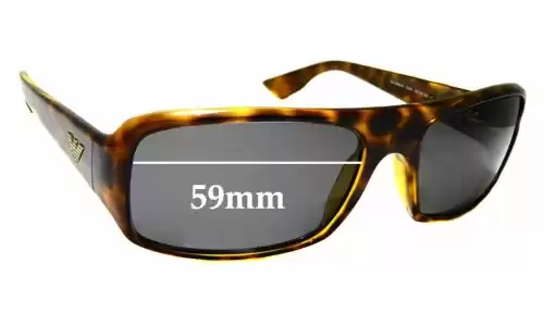 Sunglass Fix Replacement Lenses for Emporio Armani EA9665/S - 59mm Wide Emporio Armani EA9665/S Replacement Lenses 59mm wide