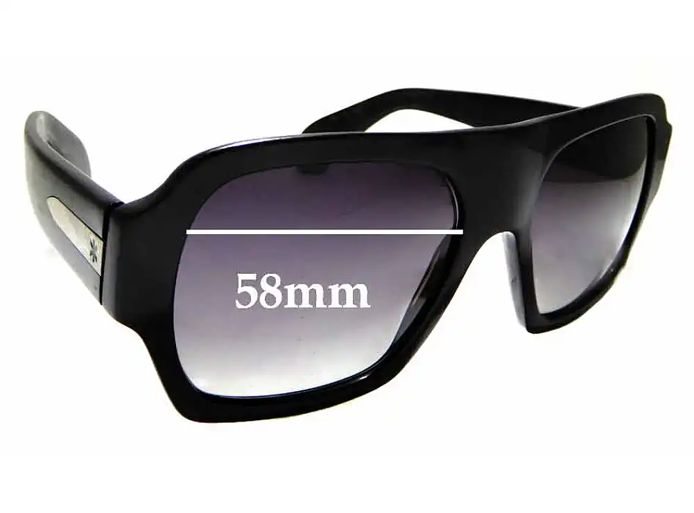 Sunglass Fix Replacement Lenses for Enki pythagoras - 58mm Wide Sunglass Fix Replacement Lenses for Enki pythagoras - 58mm Wide