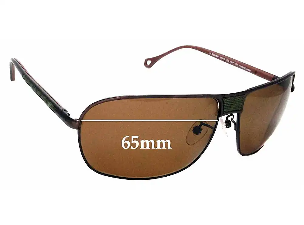 Sunglass Fix Replacement Lenses for Ermenegildo Zegna SZ 3199 - 65mm Wide Sunglass Fix Replacement Lenses for Ermenegildo Zegna SZ 3199 - 65mm Wide