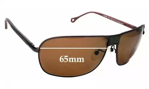 Sunglass Fix Replacement Lenses for Ermenegildo Zegna SZ 3199 - 65mm Wide Sunglass Fix Replacement Lenses for Ermenegildo Zegna SZ 3199 - 65mm Wide