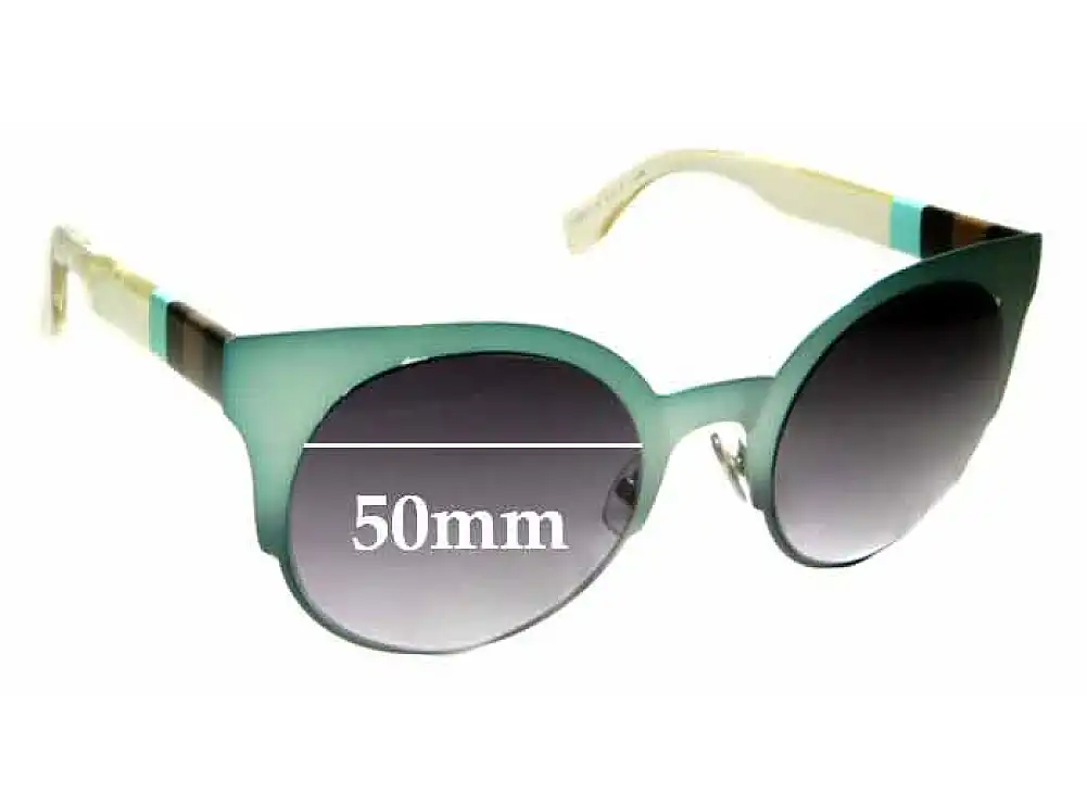 Sunglass Fix Replacement Lenses for Fendi FF 0080/S - 50mm Wide Sunglass Fix Replacement Lenses for Fendi FF 0080/S - 50mm Wide