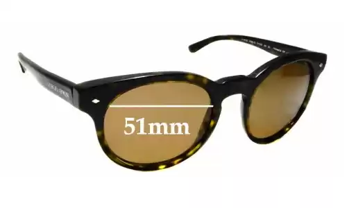 Sunglass Fix Replacement Lenses for Giorgio Armani AR 8055 - 51mm Wide Sunglass Fix Replacement Lenses for Giorgio Armani AR 8055 - 51mm Wide